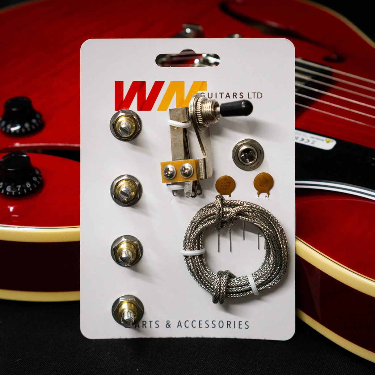 Deluxe 335 Wiring Upgrade Kit (CTS, Epiphone, Puretone, SEC Caps) - Parts - WM Guitars