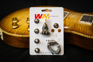 Deluxe Les Paul Wiring Upgrade Kit (CTS, Epiphone, Puretone, SEC Caps) - Parts - WM Guitars