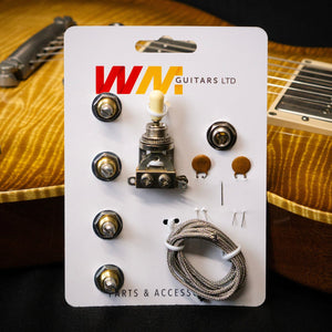 Deluxe Les Paul Wiring Upgrade Kit (CTS, Epiphone, Puretone, SEC Caps) - Parts - WM Guitars