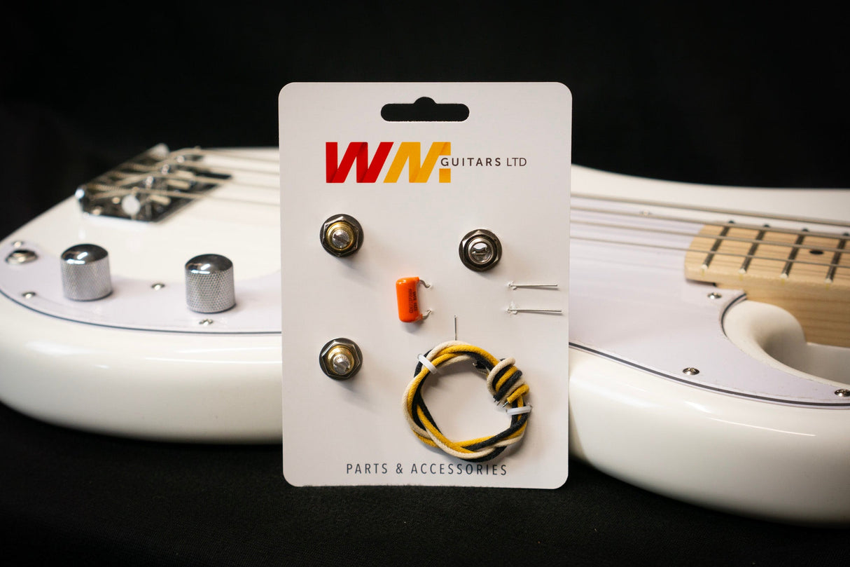 Deluxe Precision Bass Wiring Upgrade Kit (CTS, Puretone, Sprague) - Parts - WM Guitars