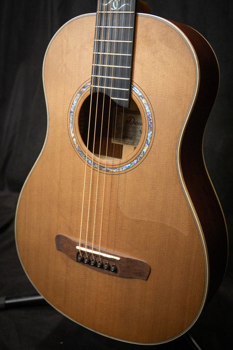 Dowina Cocobolo III BV Master Series Parlour Acoustic Guitar (Cedar & Cocobolo) - Acoustic Guitars - Dowina