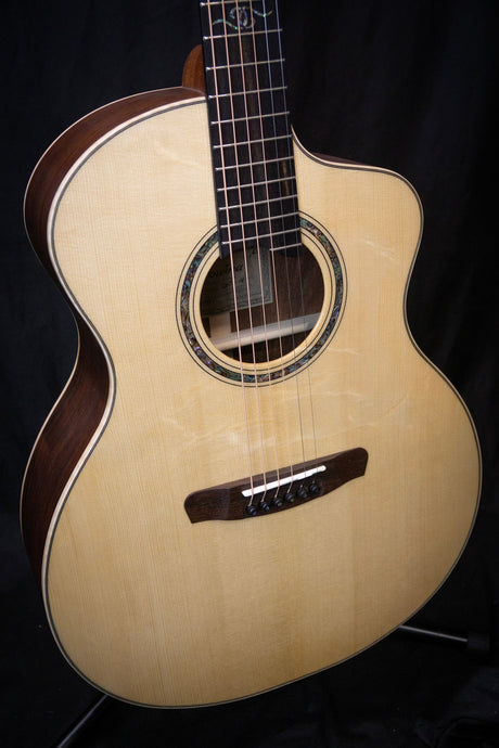 Dowina Granadillo GAC TS Master Series Acoustic Guitar (Thermo Cured Swiss Spruce & Granadillo) - Acoustic Guitars - Dowina