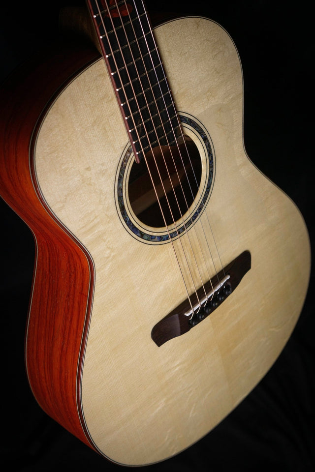 Dowina Master Series Padauk GD (OM body size) Padauk & Thermo-Treated Swiss Spruce - Acoustic Guitars - Dowina