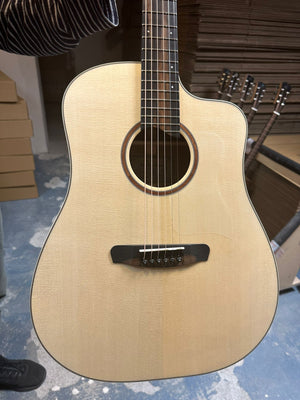 Dowina Time Travel Wayfare DC DS Limited Edition Model Acoustic Guitar (Dolomite Spruce & Khaya Mahogany) - Acoustic Guitars - Dowina