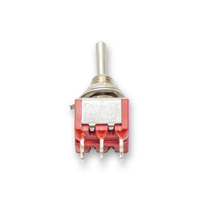 DPDT ON/OFF/ON Mini Toggle Switch - Parts - WM Guitars