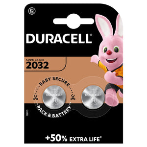 Duracell Procell Industrial CR2032 Cell 2pack - Batteries - Duracell