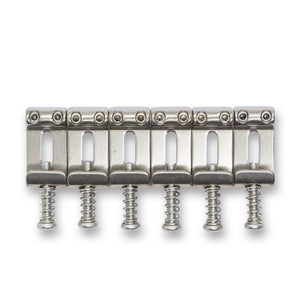 Folded Titanium Saddles (Various String Spacings) - Parts - WM Guitars