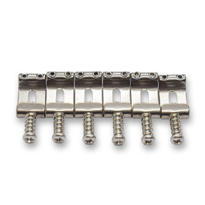 Folded Titanium Saddles (Various String Spacings) - Parts - WM Guitars