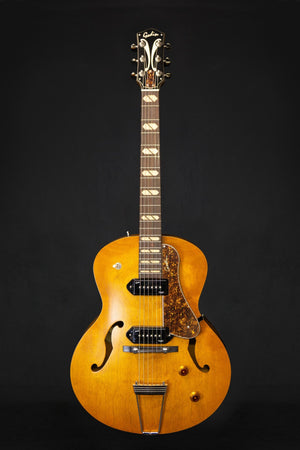 Godin 5th Avenue Jumbo P90 Hollow Body Guitar Harvest Gold - Hollow Body - Godin