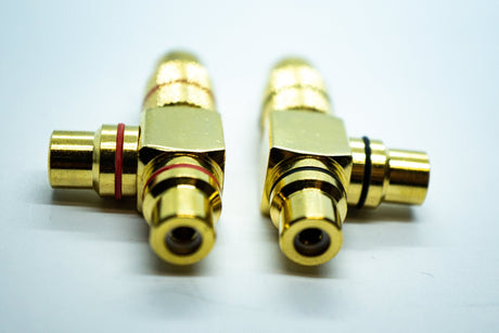 Gold Plated Phono Splitters - WM Guitars