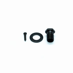 Headstock Ferrule & Washer Set (Black) - Parts - WM Guitars