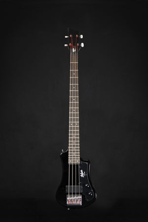 Höfner Shorty Bass Guitar Black - Bass Guitars - Höfner