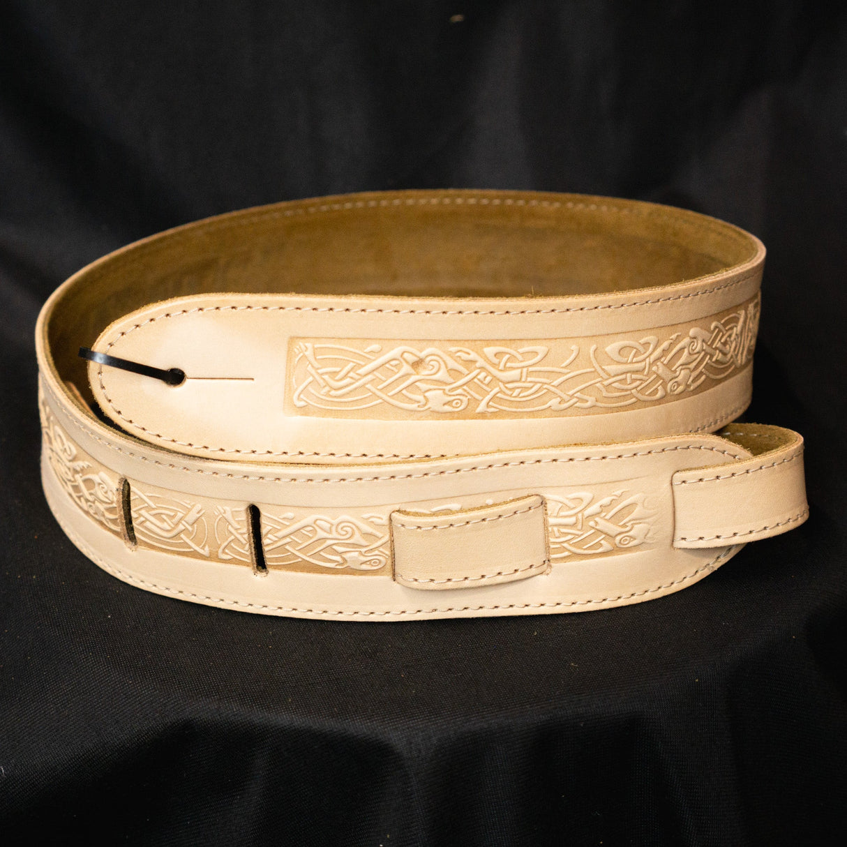 Leathergraft Running Dog Embossed Strap - Straps - Leathergraft