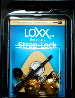 LOXX Acoustic Guitar Strap Lock - Various Colors Available - Parts - WM Guitars