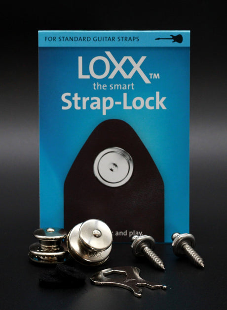 LOXX Electric Guitar/Bass Strap Lock - Various Colours Available - Parts - Loxx