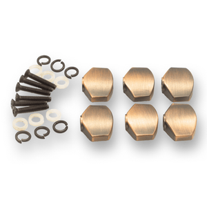 Machine Head Buttons and Fittings x6 Schaller Mini Style (Various Finishes) - parts - WM Guitars