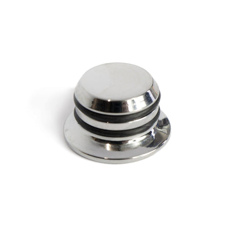 Metal Potentiometer Top Hat Knobs (Chrome) x 2 - Parts - WM Guitars