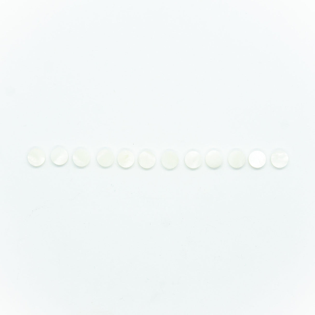 Mother of Pearl Dot Markers x12 (Various Sizes) - Parts - WM Guitars