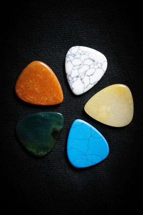 Natural Stone Guitar Picks (Various Types) | WM Guitars Exclusive - Picks - Moorland Distribution