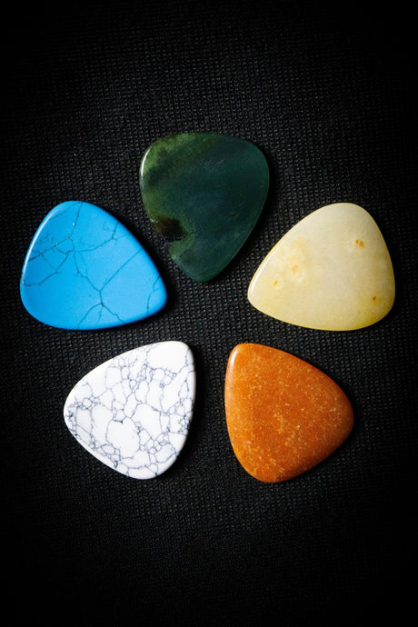 Natural Stone Guitar Picks (Various Types) | WM Guitars Exclusive - Picks - Moorland Distribution