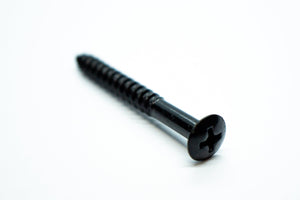 Neck Fixing Screw & Washer Set (Black) - Parts - WM Guitars