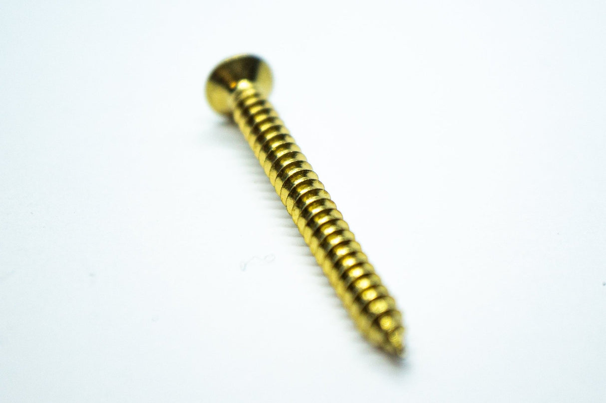 Neck Plate Screws (Gold) x 4 - Parts - WM Guitars