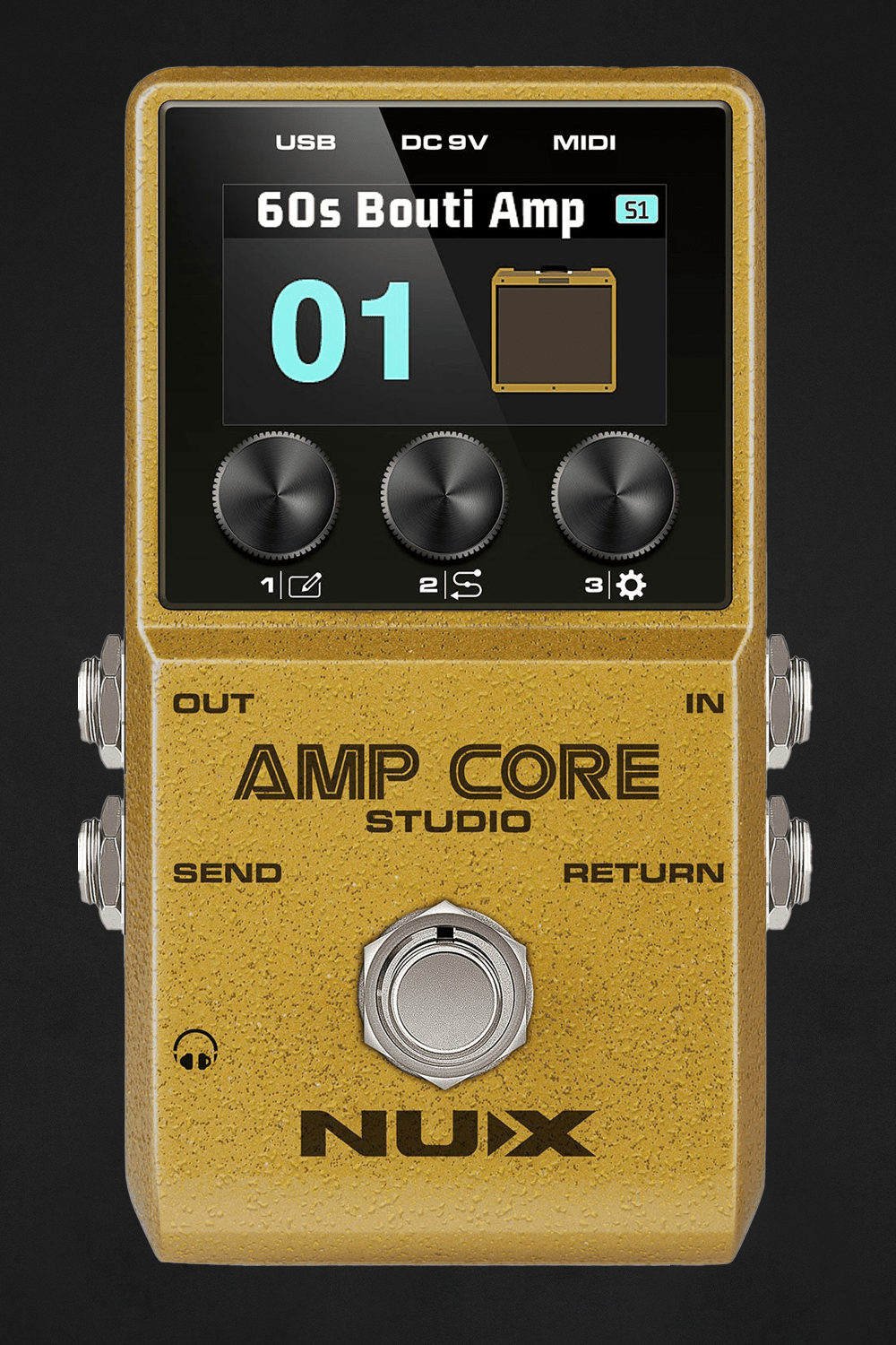 NU - X Amp Core Studio Guitar Pedal - Effects Pedals - NU - X