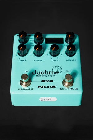 NU-X DuoTime Dual Delay Engine - Effects Pedals - NU-X