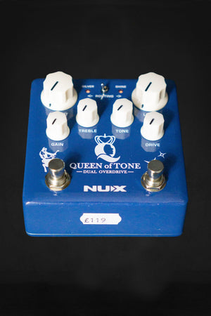 NU-X Queen of Tone Dual Overdrive Pedal - Effects Pedals - NU-X