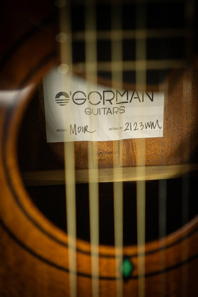 O'Gorman MOIR Masterbuild Acoustic Guitar - Acoustic Guitars - O'Gorman