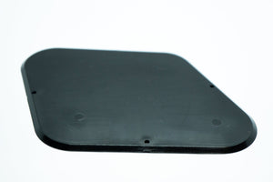 Parallelogram Back Plate (Black) - Parts - WM Guitars