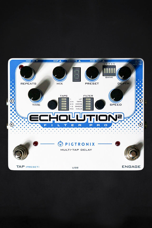 Pigtronix Echolution 2 w/ Remote Effects Pedal