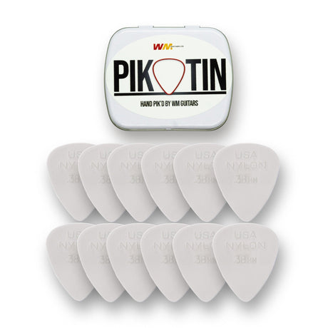 PikTin by WM Guitars 12x Dunlop Nylon Standard Picks (Multiple Sizes) - Picks - WM Guitars