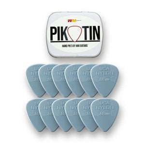 PikTin by WM Guitars 12x Dunlop Nylon Standard Picks (Multiple Sizes) - Picks - WM Guitars