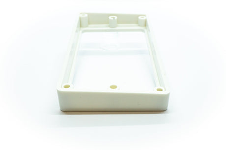 Plastic Humbucking Pickup Rings (White) - WM Guitars