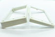 Plastic Humbucking Pickup Rings (White) - WM Guitars