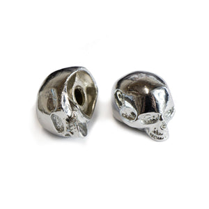 Potentiometer Control Knobs (Metal Skull) - Parts - WM Guitars