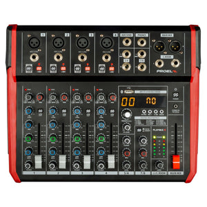 Proel Playmix 8 Compact 8 - channel mixer with DSP and USB/BT interface - Audio Interface - Proel