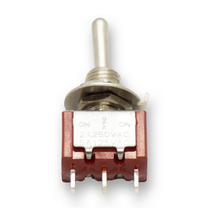 SPDT ON/OFF/ON Mini Toggle Switch (3 Pole) - Parts - WM Guitars