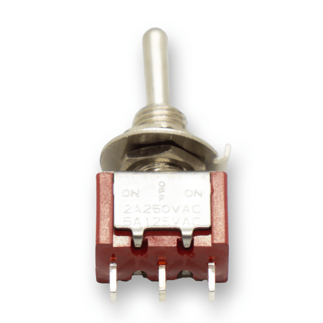 SPDT ON/OFF/ON Mini Toggle Switch (3 Pole) - Parts - WM Guitars