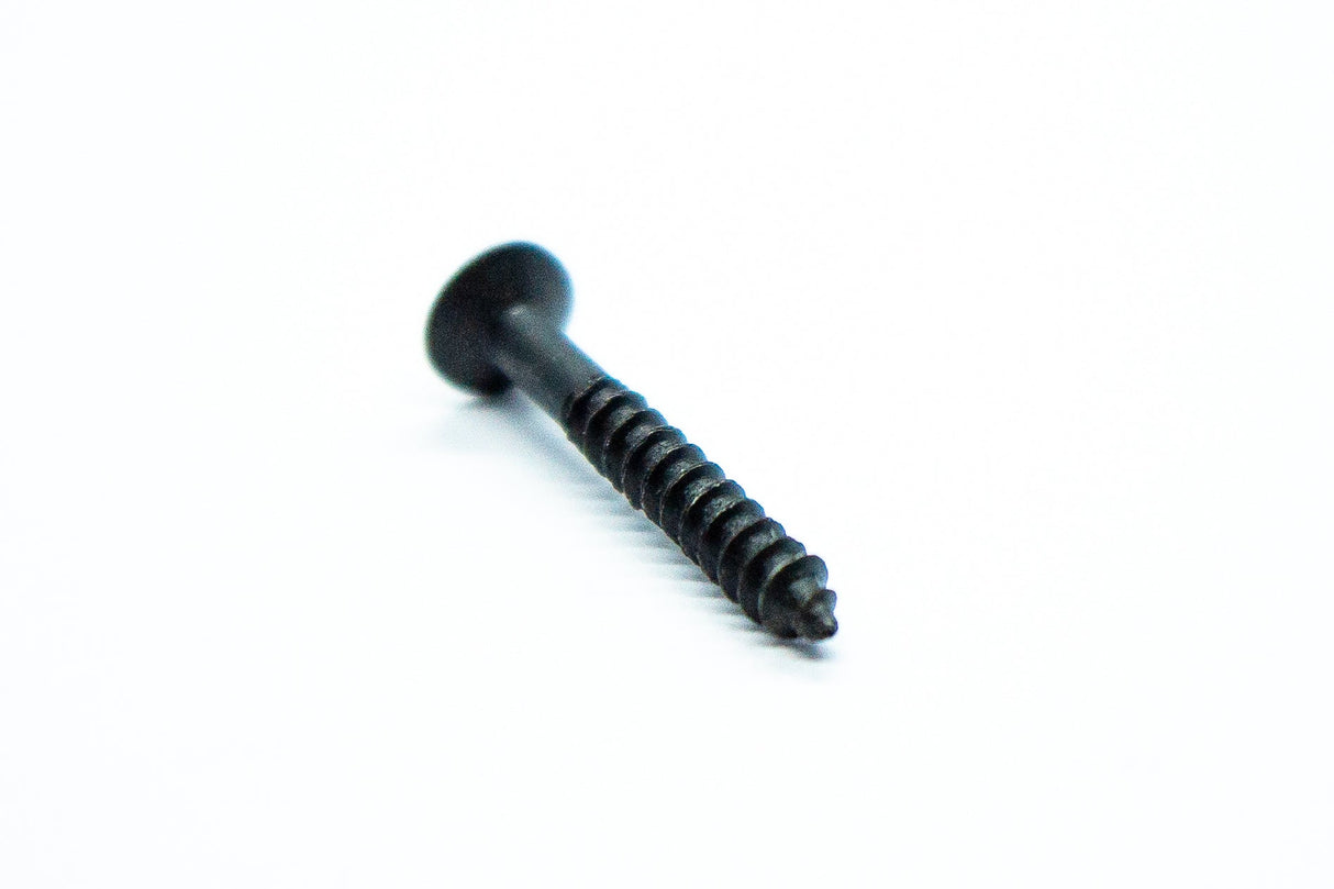 Strap Button + Screw & Washer Set x 2 (Black) - Parts - WM Guitars