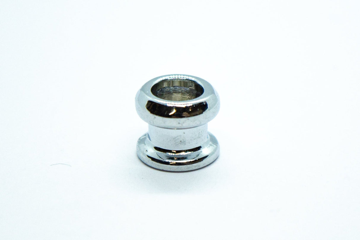 Strap Lock Button & Screw Set (Chrome) x 1 - Parts - WM Guitars