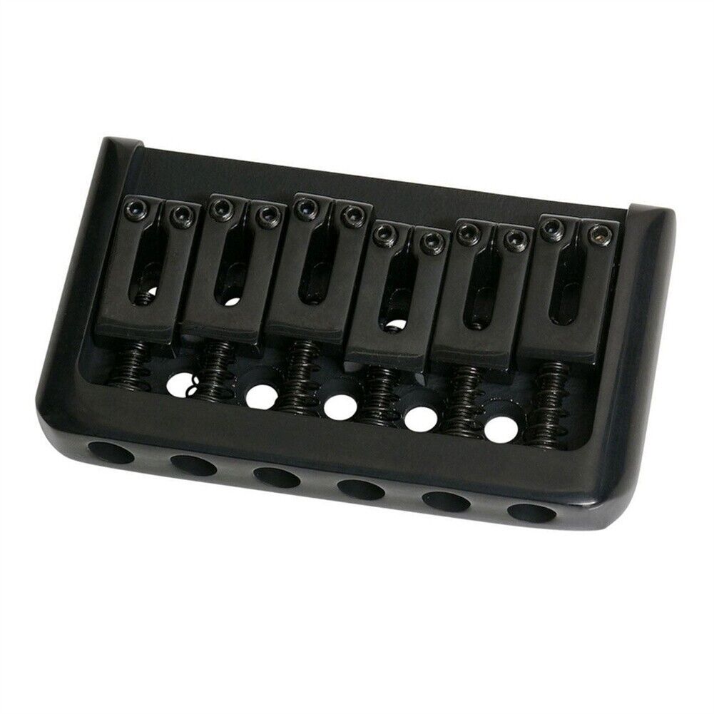 Stratocaster Hardtail Bridge (Black) - Parts - WM Guitars