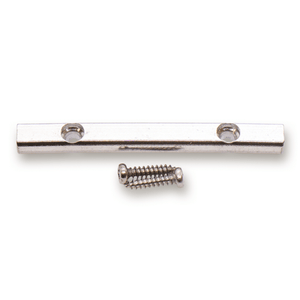 String Retainer Bar & Screws Set (Chrome) - WM Guitars