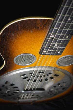 The Michigan Branded Resonator Slide Guitar ca. 1920's (Pre - Owned) - Acoustic Guitars - The Michigan Brand