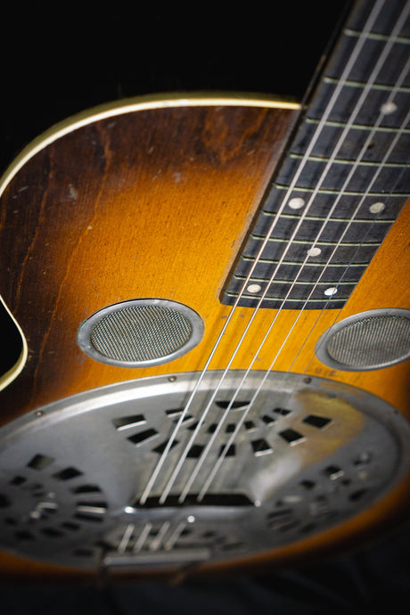 The Michigan Branded Resonator Slide Guitar ca. 1920's (Pre - Owned) - Acoustic Guitars - The Michigan Brand