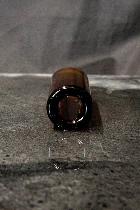 The Rock Slide Moulded Glass Slide Amber Small/Medium - Slides - Songhurst