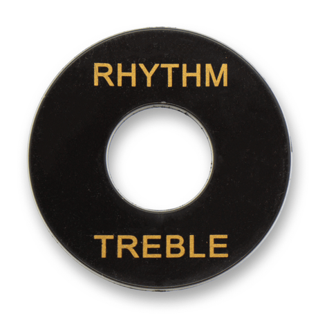 Toggle Switch Surround (Black) - WM Guitars