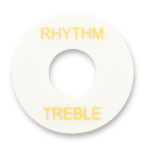 Toggle Switch Surround (White) - WM Guitars
