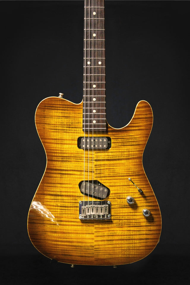 Tom Anderson Guitar Works Drop Top T Tigers Eye Burst (Pre-Owned) - Electric Guitars - Tom Anderson